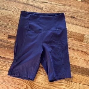 Girlfriend Collective Purple Bike Shorts